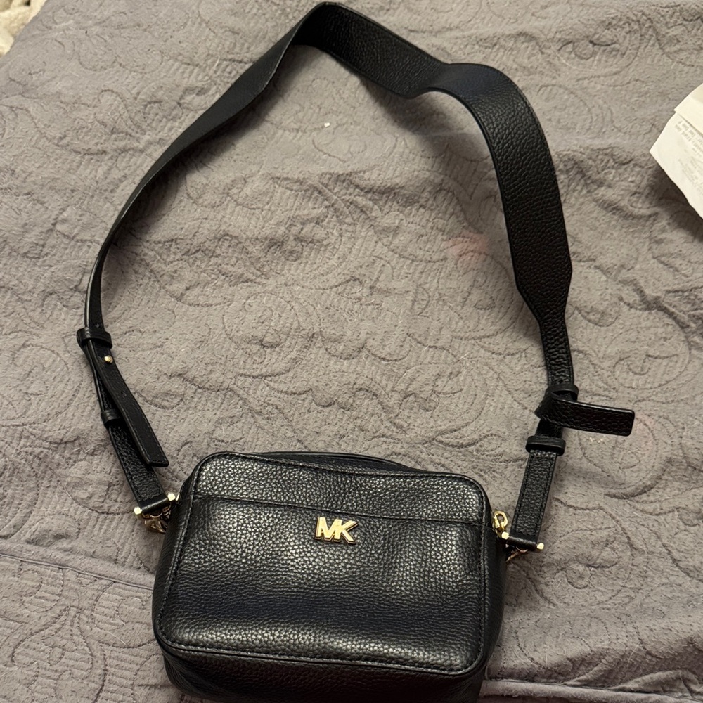 Michael Kors Black Leather Crossbody